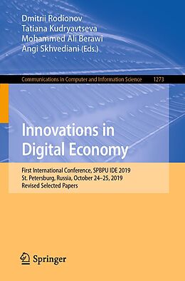 eBook (pdf) Innovations in Digital Economy de 