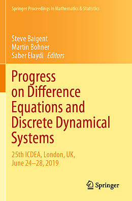 Kartonierter Einband Progress on Difference Equations and Discrete Dynamical Systems von 