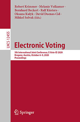 Kartonierter Einband Electronic Voting von 