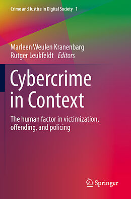 Couverture cartonnée Cybercrime in Context de 