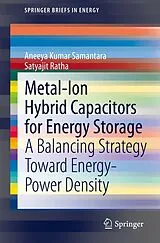 Kartonierter Einband Metal-Ion Hybrid Capacitors for Energy Storage von Aneeya Kumar Samantara, Satyajit Ratha
