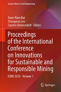 Livre Relié Proceedings of the International Conference on Innovations for Sustainable and Responsible Mining de 