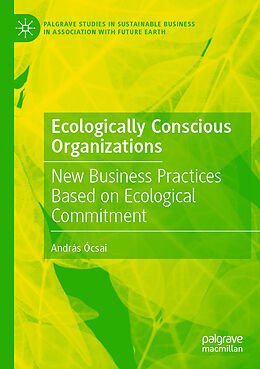 Couverture cartonnée Ecologically Conscious Organizations de András Ócsai