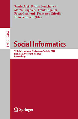 Kartonierter Einband Social Informatics von 