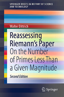 Kartonierter Einband Reassessing Riemann's Paper von Walter Dittrich