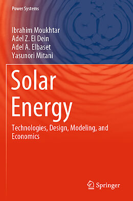 Kartonierter Einband Solar Energy von Ibrahim Moukhtar, Yasunori Mitani, Adel A. Elbaset