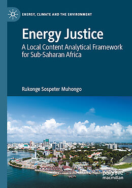 Couverture cartonnée Energy Justice de Rukonge Sospeter Muhongo