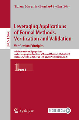 Kartonierter Einband Leveraging Applications of Formal Methods, Verification and Validation: Verification Principles von 