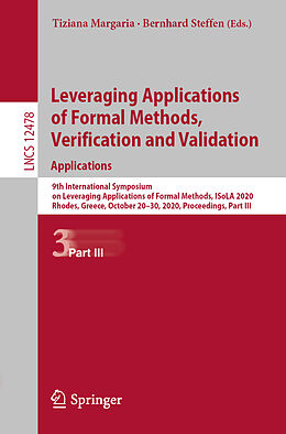 Kartonierter Einband Leveraging Applications of Formal Methods, Verification and Validation: Applications von 