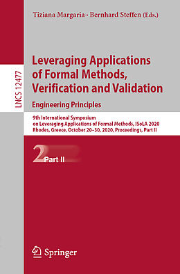 Couverture cartonnée Leveraging Applications of Formal Methods, Verification and Validation: Engineering Principles de 