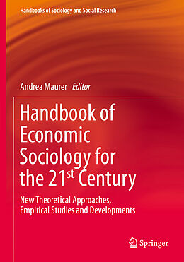 Couverture cartonnée Handbook of Economic Sociology for the 21st Century de 