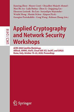 Kartonierter Einband Applied Cryptography and Network Security Workshops von 