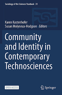 Couverture cartonnée Community and Identity in Contemporary Technosciences de 