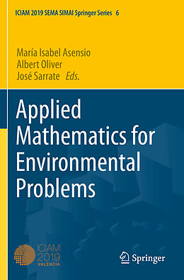Couverture cartonnée Applied Mathematics for Environmental Problems de 
