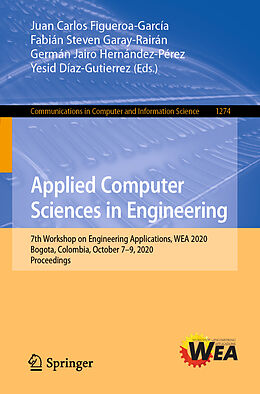 Couverture cartonnée Applied Computer Sciences in Engineering de 