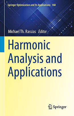 Livre Relié Harmonic Analysis and Applications de 