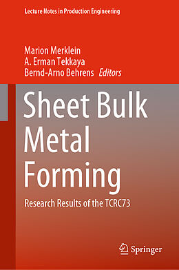 Livre Relié Sheet Bulk Metal Forming de 