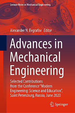 Livre Relié Advances in Mechanical Engineering de 