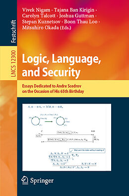 Kartonierter Einband Logic, Language, and Security von 