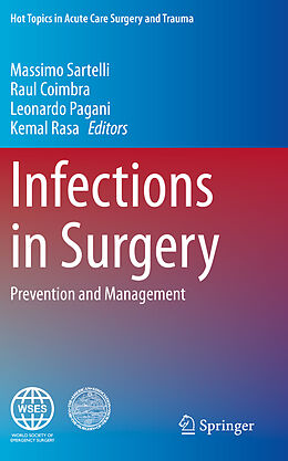 Couverture cartonnée Infections in Surgery de 