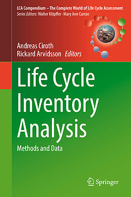 Livre Relié Life Cycle Inventory Analysis de 