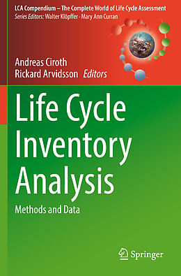 Couverture cartonnée Life Cycle Inventory Analysis de 