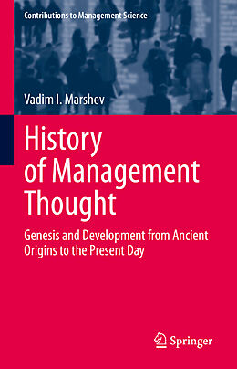 Fester Einband History of Management Thought von Vadim I. Marshev
