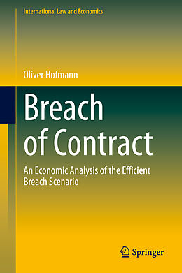 Livre Relié Breach of Contract de Oliver Hofmann