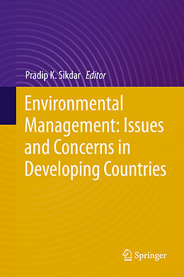 Livre Relié Environmental Management: Issues and Concerns in Developing Countries de 