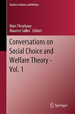 Fester Einband Conversations on Social Choice and Welfare Theory - Vol. 1 von 