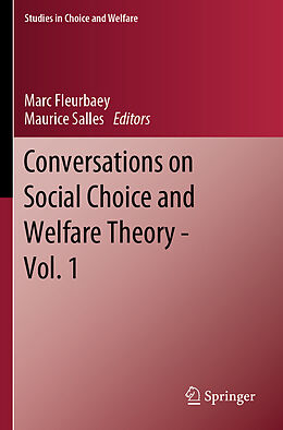 Couverture cartonnée Conversations on Social Choice and Welfare Theory - Vol. 1 de 