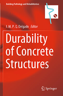 Couverture cartonnée Durability of Concrete Structures de 