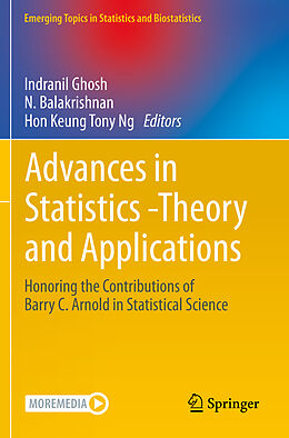 Couverture cartonnée Advances in Statistics - Theory and Applications de 