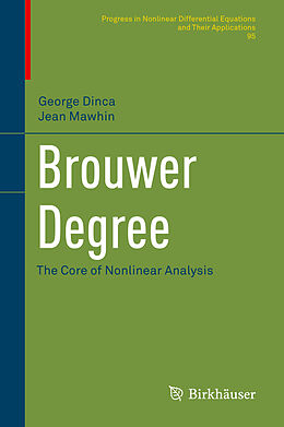 Livre Relié Brouwer Degree de Jean Mawhin, George Dinca