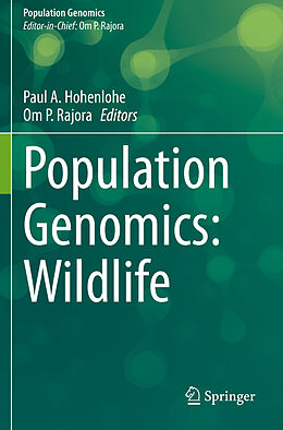 Couverture cartonnée Population Genomics: Wildlife de 