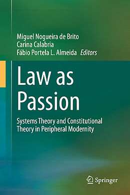 Livre Relié Law as Passion de 