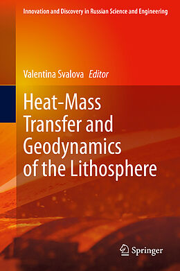 Livre Relié Heat-Mass Transfer and Geodynamics of the Lithosphere de 