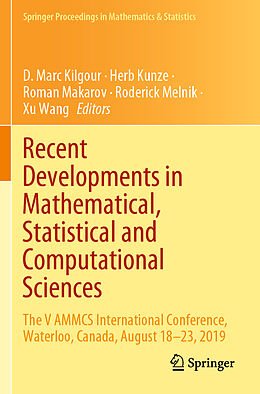 Kartonierter Einband Recent Developments in Mathematical, Statistical and Computational Sciences von 