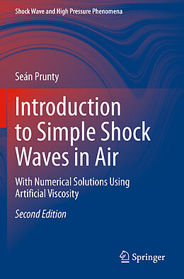 Couverture cartonnée Introduction to Simple Shock Waves in Air de Seán Prunty