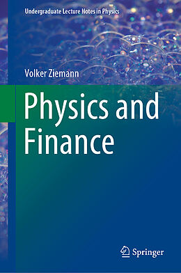 Fester Einband Physics and Finance von Volker Ziemann