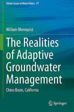 Couverture cartonnée The Realities of Adaptive Groundwater Management de William Blomquist