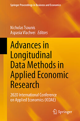 Livre Relié Advances in Longitudinal Data Methods in Applied Economic Research de 