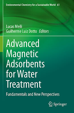 Couverture cartonnée Advanced Magnetic Adsorbents for Water Treatment de 