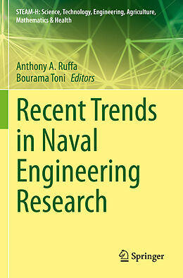 Couverture cartonnée Recent Trends in Naval Engineering Research de 