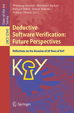 Kartonierter Einband Deductive Software Verification: Future Perspectives von 