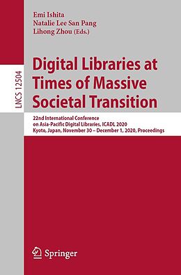 E-Book (pdf) Digital Libraries at Times of Massive Societal Transition von 