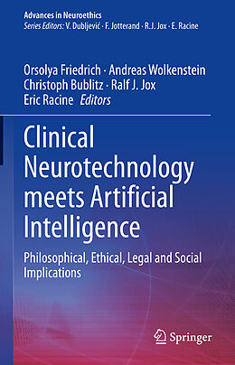 Livre Relié Clinical Neurotechnology meets Artificial Intelligence de 