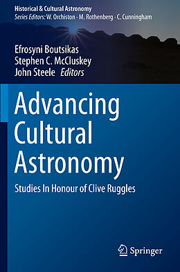 Kartonierter Einband Advancing Cultural Astronomy von 