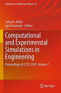 Couverture cartonnée Computational and Experimental Simulations in Engineering de 