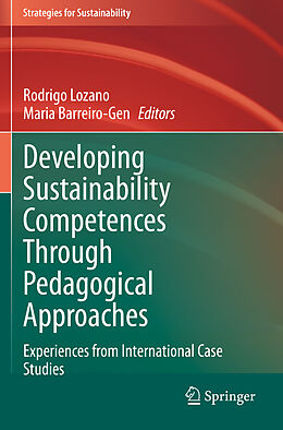Couverture cartonnée Developing Sustainability Competences Through Pedagogical Approaches de 